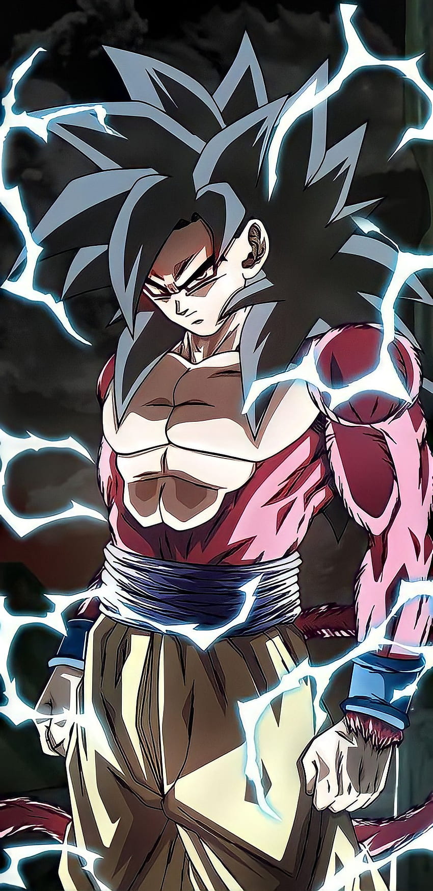 Goku SSJ4, personagem, anime HD phone wallpaper