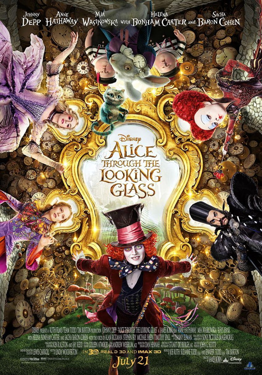 alice, Wonderland, Fantasy, Fairy, Adventure, Comedy, Depp, Disney, Poster / and Mobile Background, Alice in Wonderland fondo de pantalla del teléfono