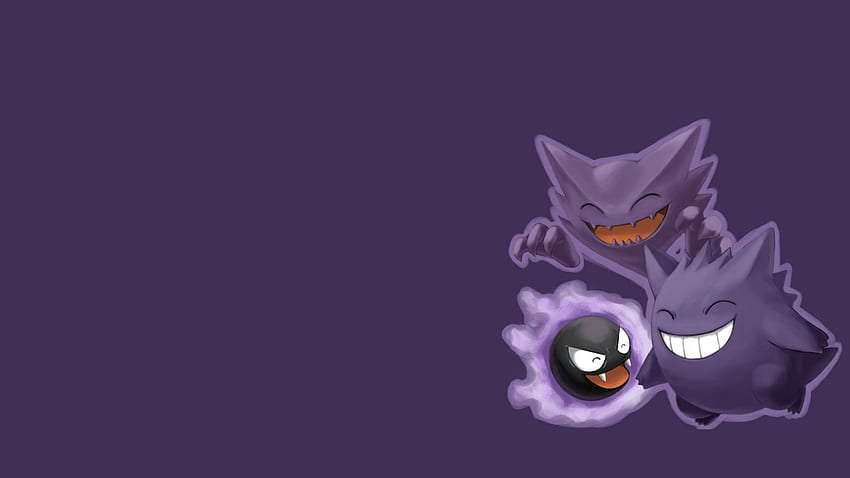 Ghost Pokemon Resolution , Карикатура, 2048X1152 Pokémon HD тапет
