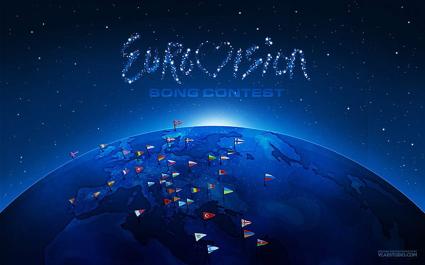 EUROVISION,EUROPE, flags, song, contest HD wallpaper