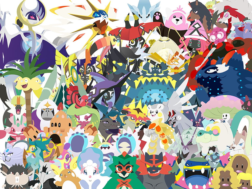 Pokemon Generation 8, Alola Pokemon HD wallpaper