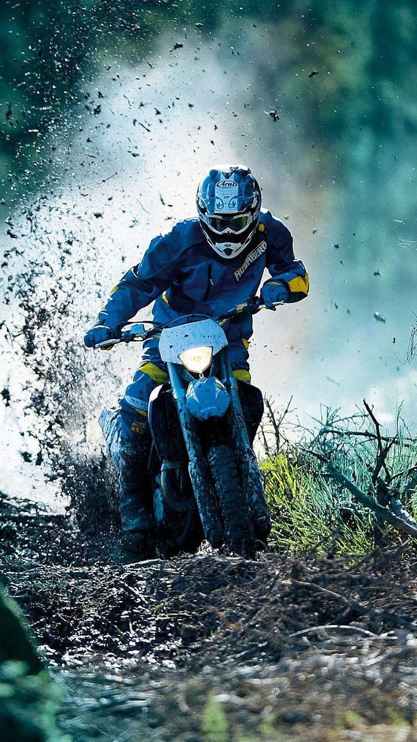 Prędkość . Enduro motocross, wyścigi Dirt bike, Enduro Tapeta na telefon HD