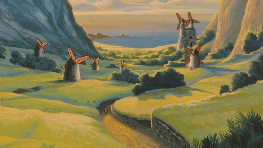Studio Ghibli Art, Ghibli Watercolor HD wallpaper
