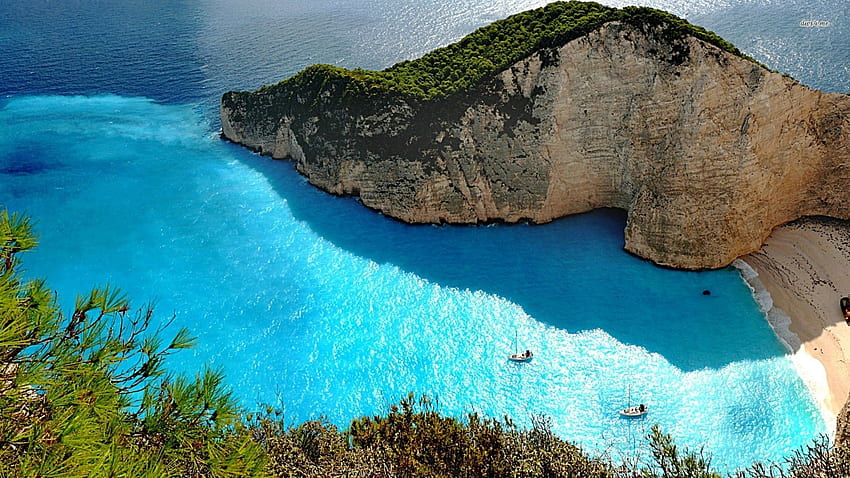 fondos de pantalla de playa de grecia