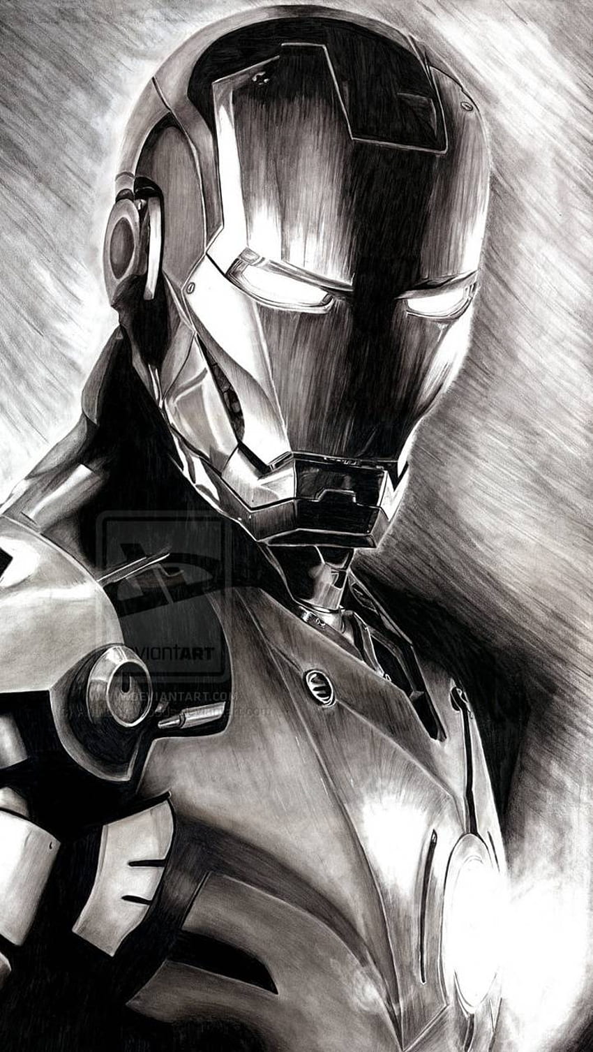 Tony Stark/ Iron Man Drawing by Michelle Szalai - Pixels