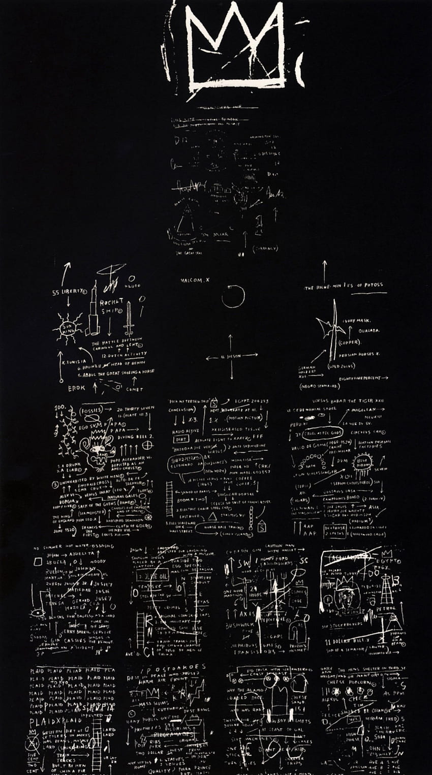 Esmoquin Jean Michel Basquiat// ¡Exquisito! Love Basquiat, Jean-Michel Basquiat fondo de pantalla del teléfono