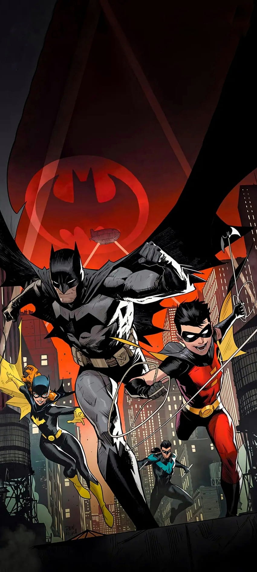 Bat family, art, fictional character, batman, dc comics HD phone wallpaper