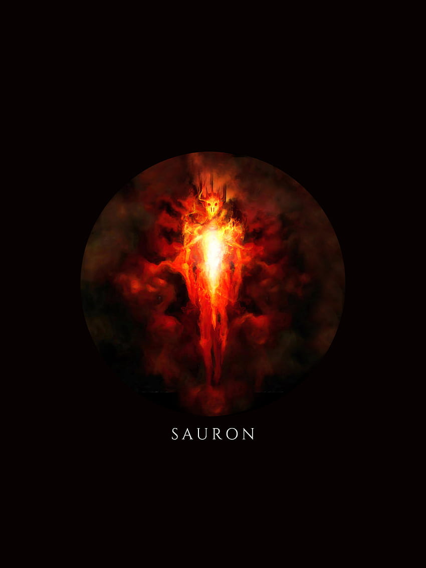 Sauron, lotr, morgoth, silmarillion, melkor, tolkien, lordoftherings HD phone wallpaper