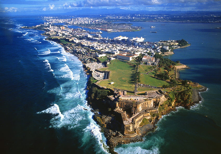 Benteng El Morro Puerto Rico. Liburan Puerto Rico, San Juan Puerto Rico, Tempat untuk Dikunjungi Wallpaper HD