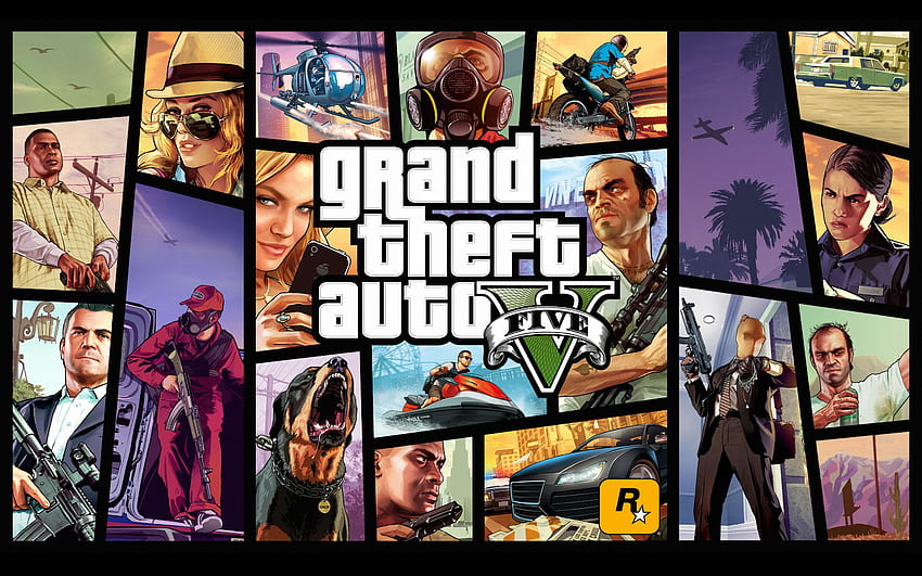 PS4 Xbox One 및 PC, GTA 캐릭터용 GTA V 공식 출시일 발표 HD 월페이퍼