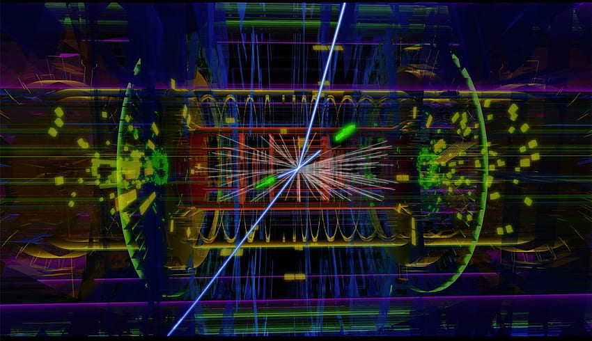 Os detectores ATLAS e CMS, colisão de partículas papel de parede HD