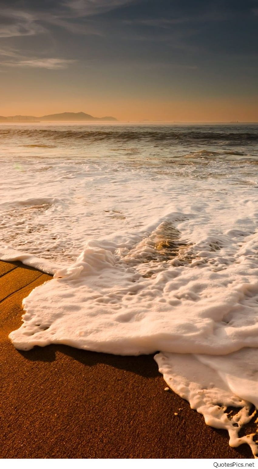 Costa Tramonto iPhone, Spiaggia Sfondo del telefono HD