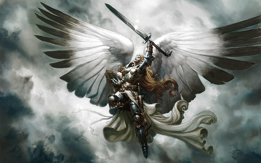 Serra Angel von Greg Staples im Jahr 2019. Angel , Angel, Angel Art HD-Hintergrundbild