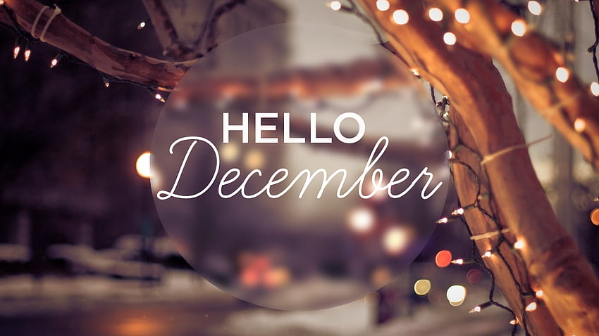 Hello December, Goodbye November Hello December HD wallpaper