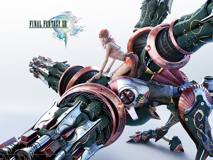 Final Fantasy XIII - Esperanza, Rayo, Serah, Sazh, Nieve fondo de pantalla