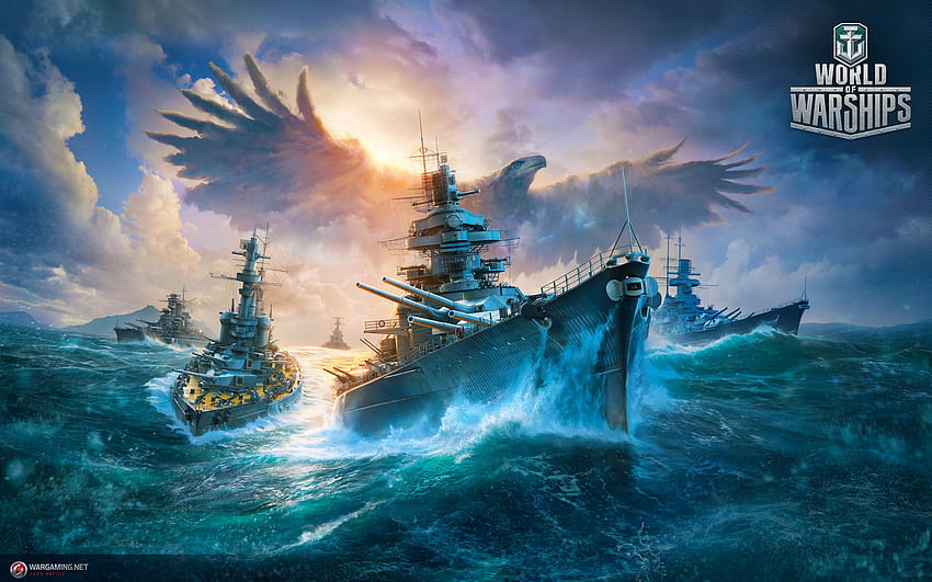 Schlachtschiff, deutsche Kriegsschiffe des 2. Weltkriegs HD-Hintergrundbild