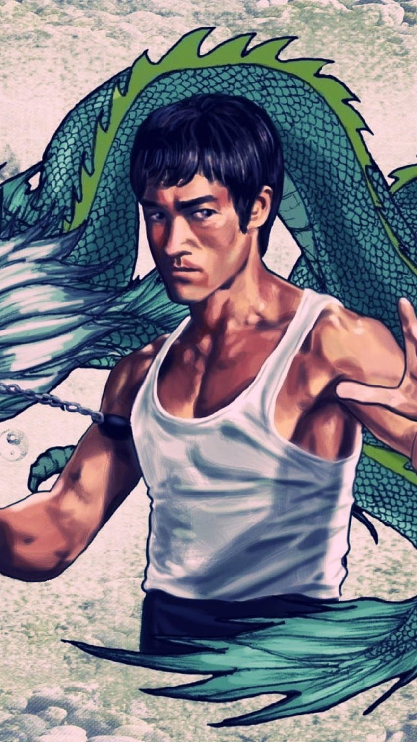 Bruce Lee iPhone, Bruce Lee Cartoon HD phone wallpaper | Pxfuel