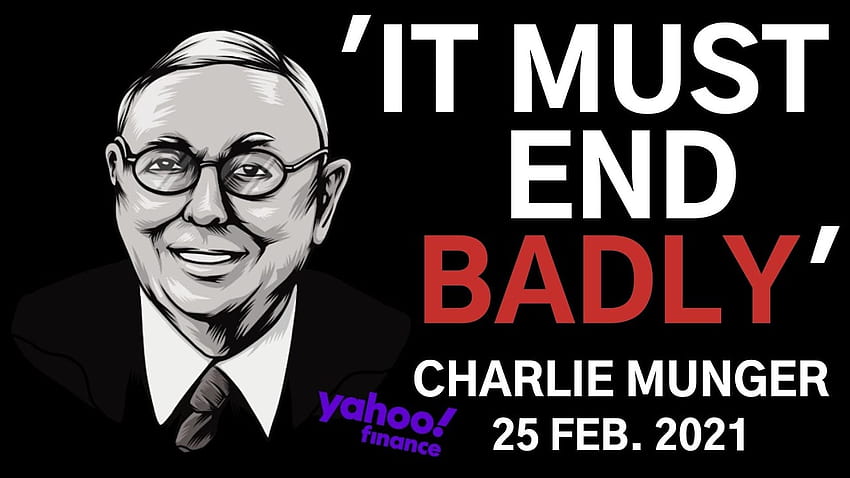 Charlie Munger Says Stock Market Is A Bubble In 2021 HD wallpaper