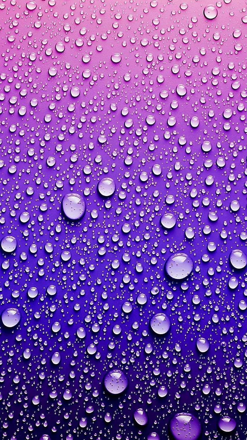 Purple Water Drops, Water Droplets HD phone wallpaper
