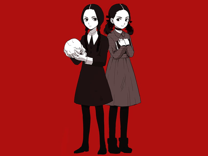 Wednesday Addams Anime Framed Poster - Etsy Israel