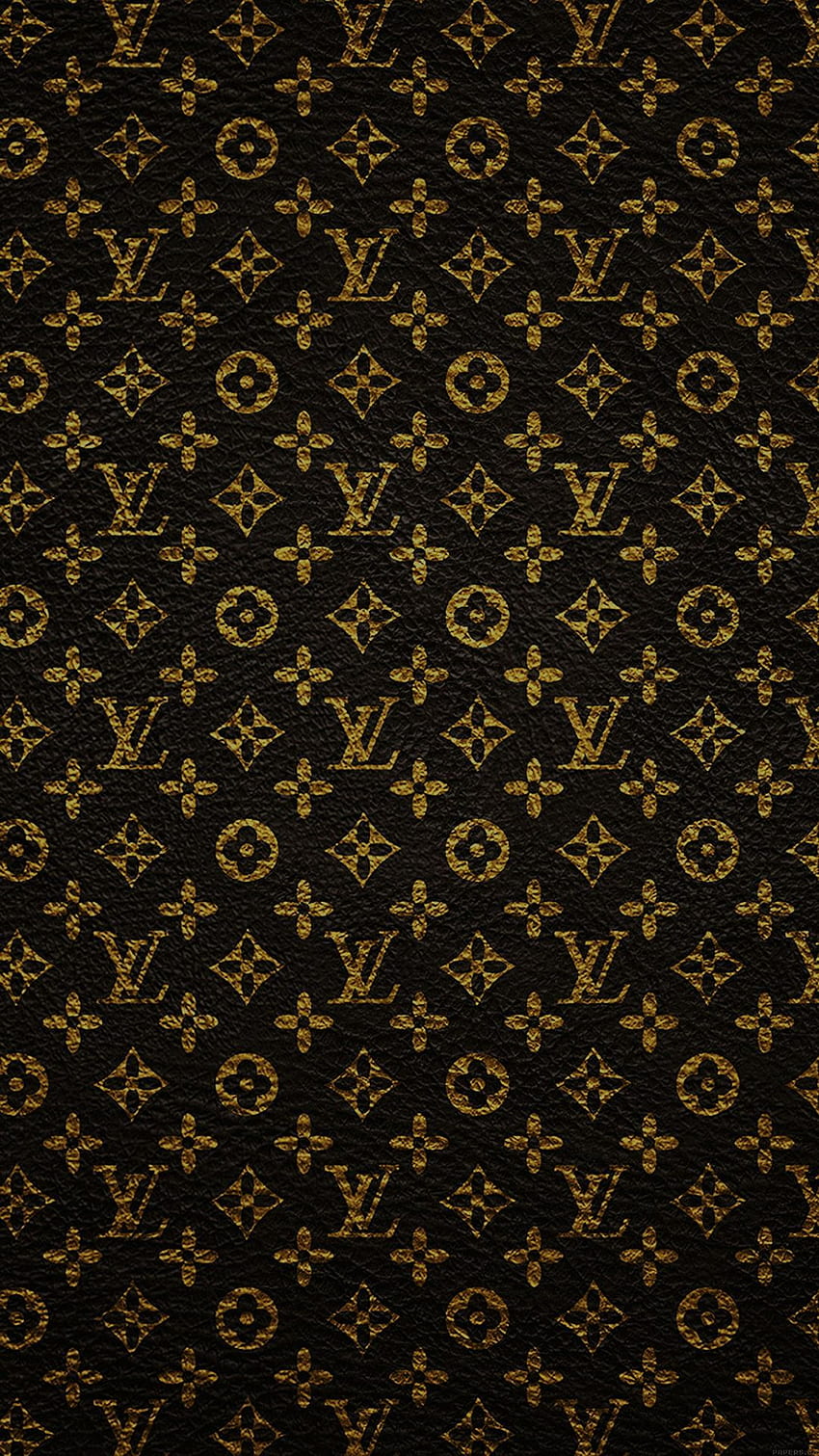 Louis Vuitton Dark Pattern Art iPhone 8, Black Louis Vuitton HD phone wallpaper