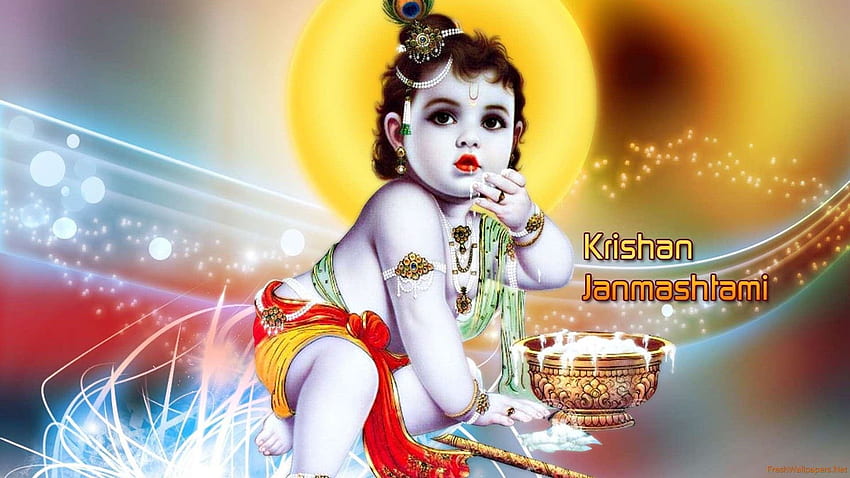 Lord Krishna Janmashtami HD wallpaper