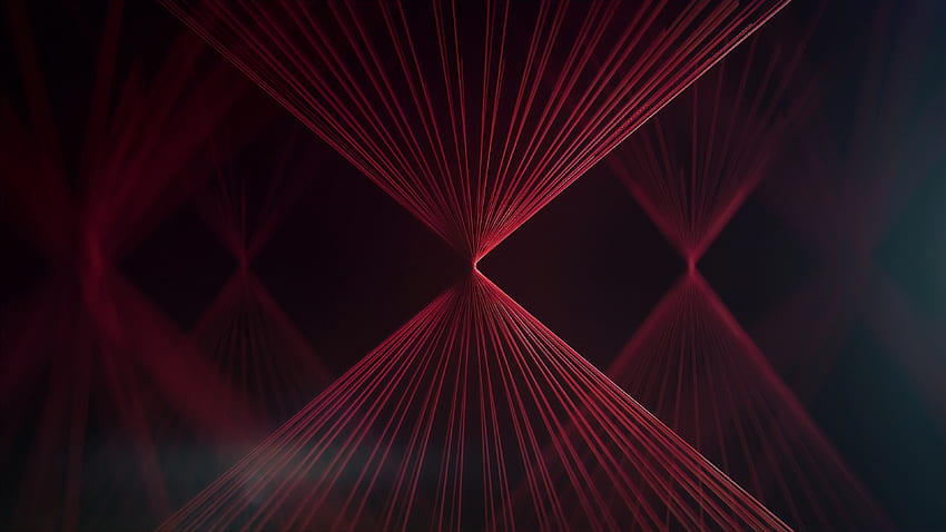 Red threads, abstract HD wallpaper