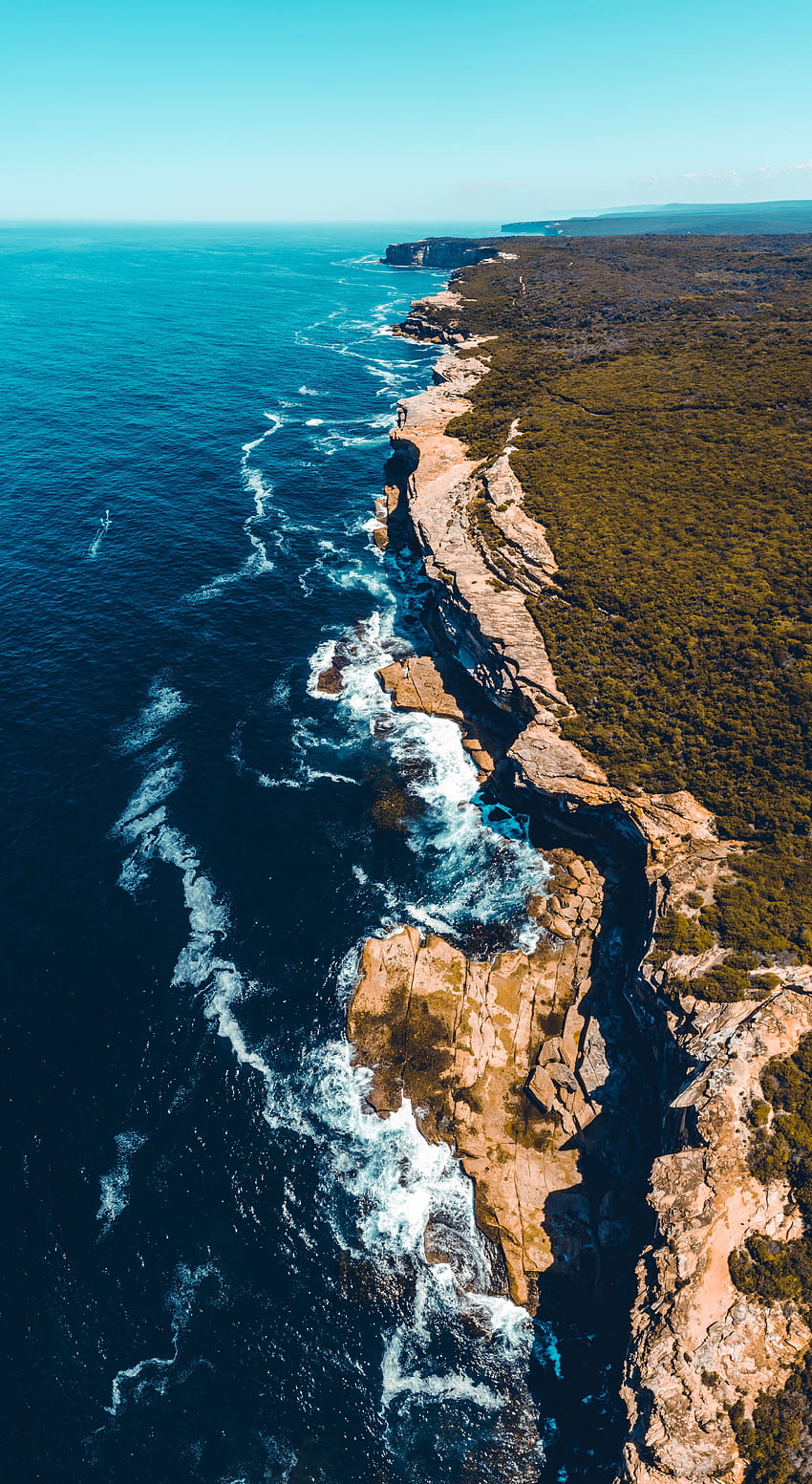 Natur, Meer, Felsen, Küste, Meer, Brandung HD-Handy-Hintergrundbild