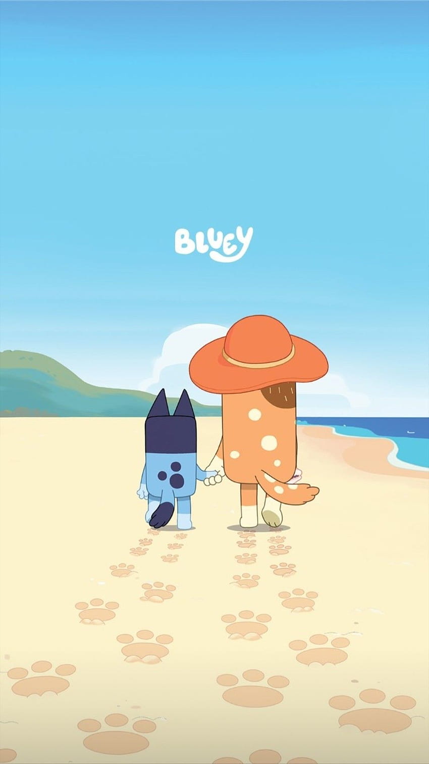Bluey-Ideen im Jahr 2021. ABC für Kinder, Disney Junior, Kinderbirtay, Bluey Cartoon HD-Handy-Hintergrundbild