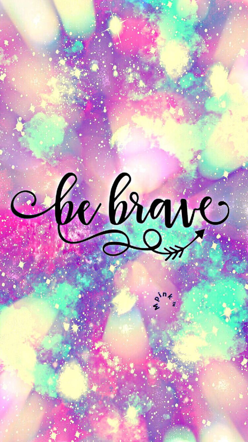 Be Brave Bokeh Lights Galaxy IPhone Android I Created For The App Top  Chart. Brave , Be Brave , IPhone 6 Plus HD phone wallpaper | Pxfuel