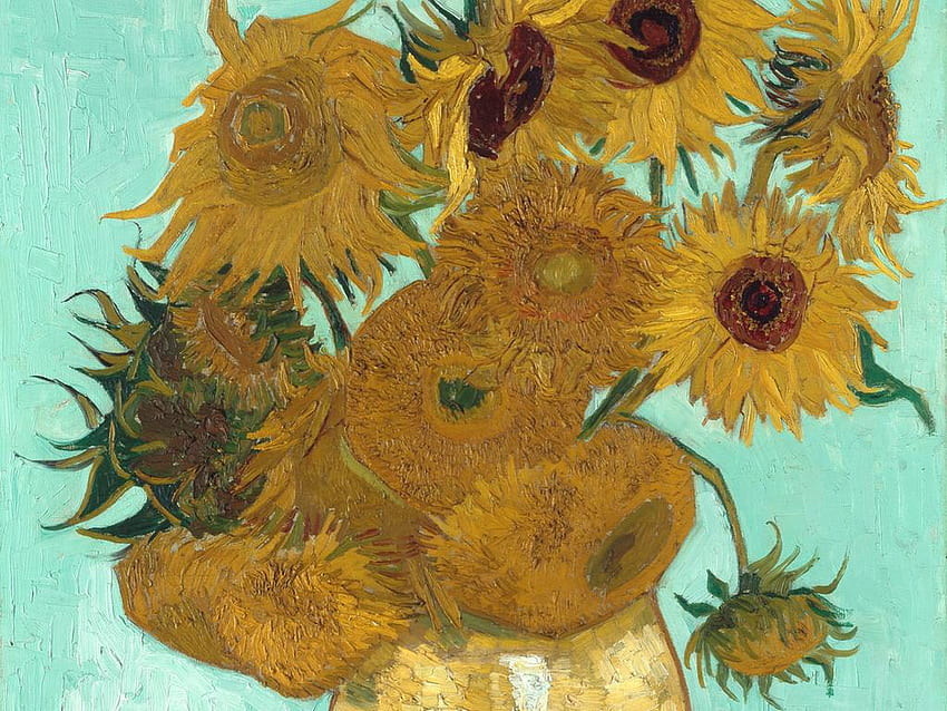 Art, Vincent Van Gogh Sunflower HD wallpaper