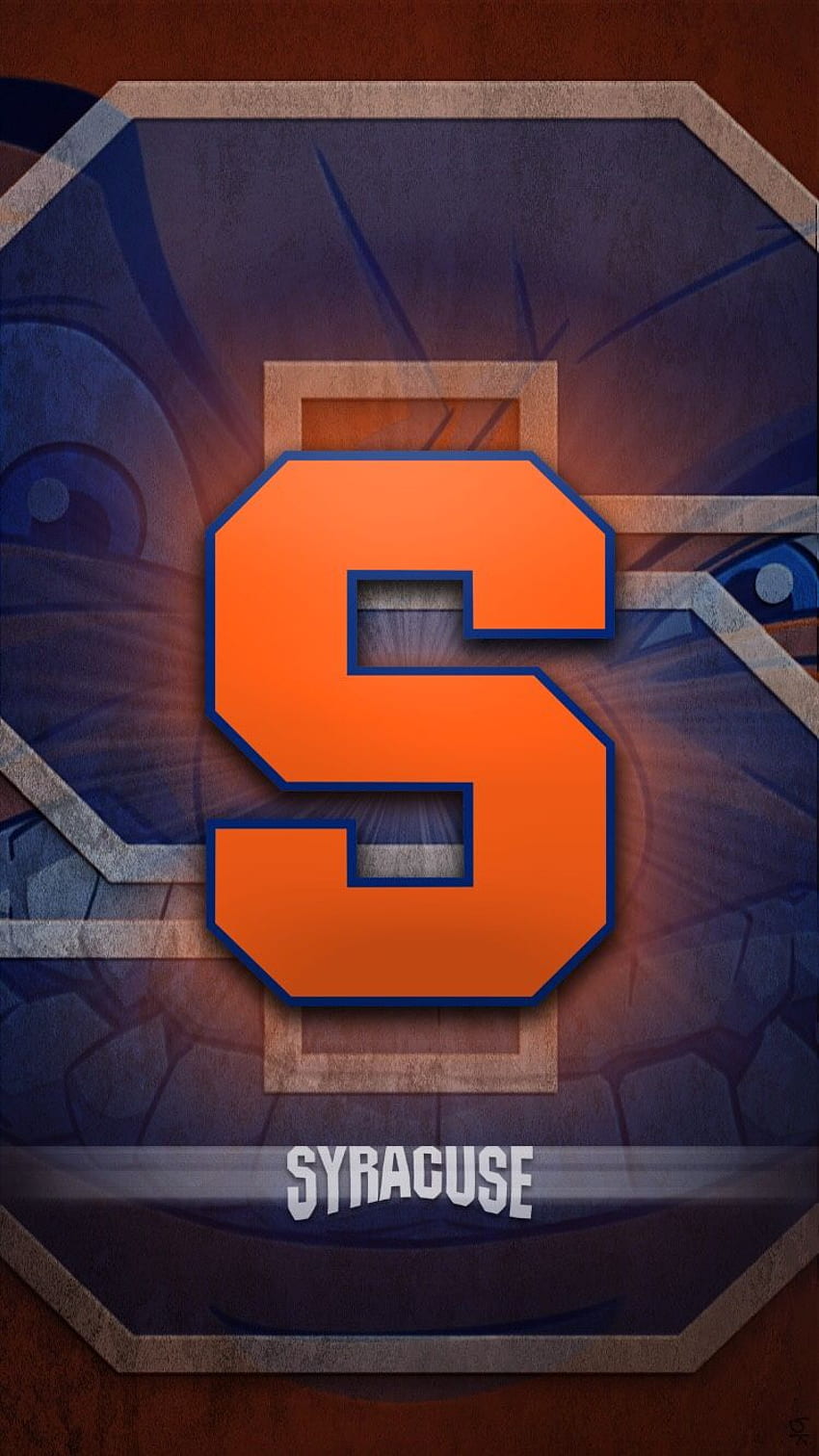 Syracuse Orange logo American football club NCAA orange logo orange  carbon fiber background HD wallpaper  Peakpx