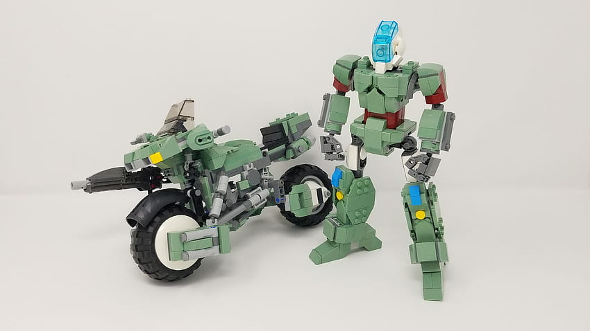 Transformable LEGO VR 052F Cyclone Ride Armor From Robotech Mospeada: Lego HD wallpaper
