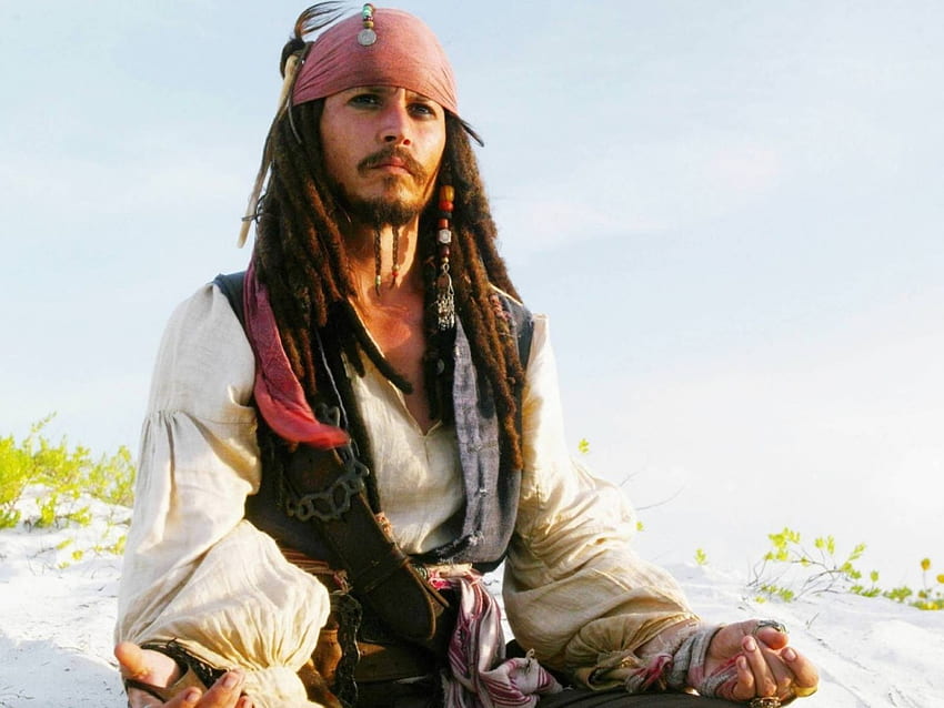Pirates of the Caribbean, Jack Sparrow, Johnny Depp, Pirates of the Caribbean, นักแสดง, Johnny, Jack Sparrow, นักแสดง, Pirates, ยนตร์, Depp วอลล์เปเปอร์ HD