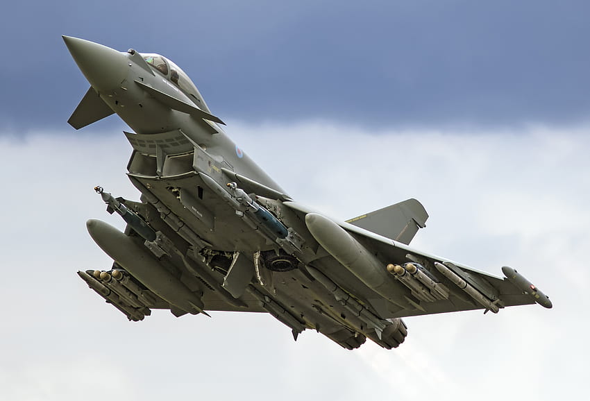 Avião de combate a jato, Eurofighter Typhoon papel de parede HD