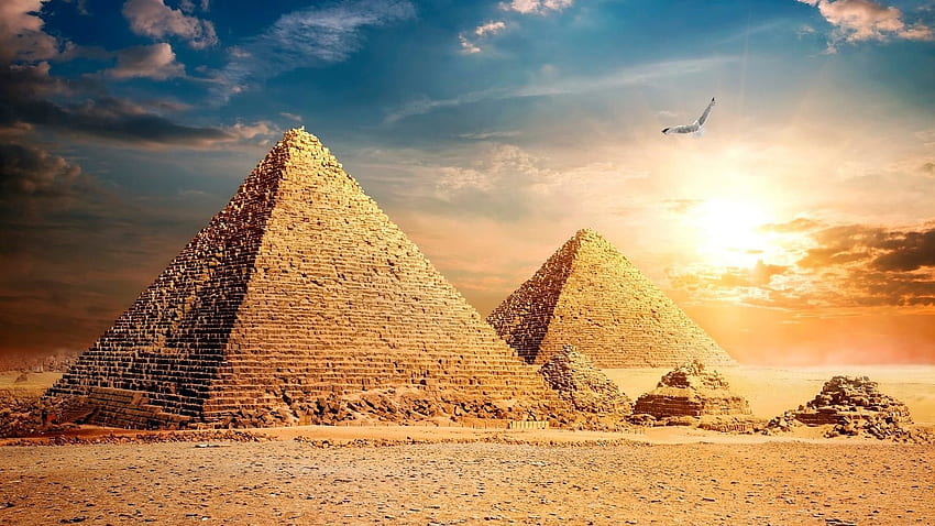 Pyramiden von Gizeh, Große Pyramiden HD-Hintergrundbild