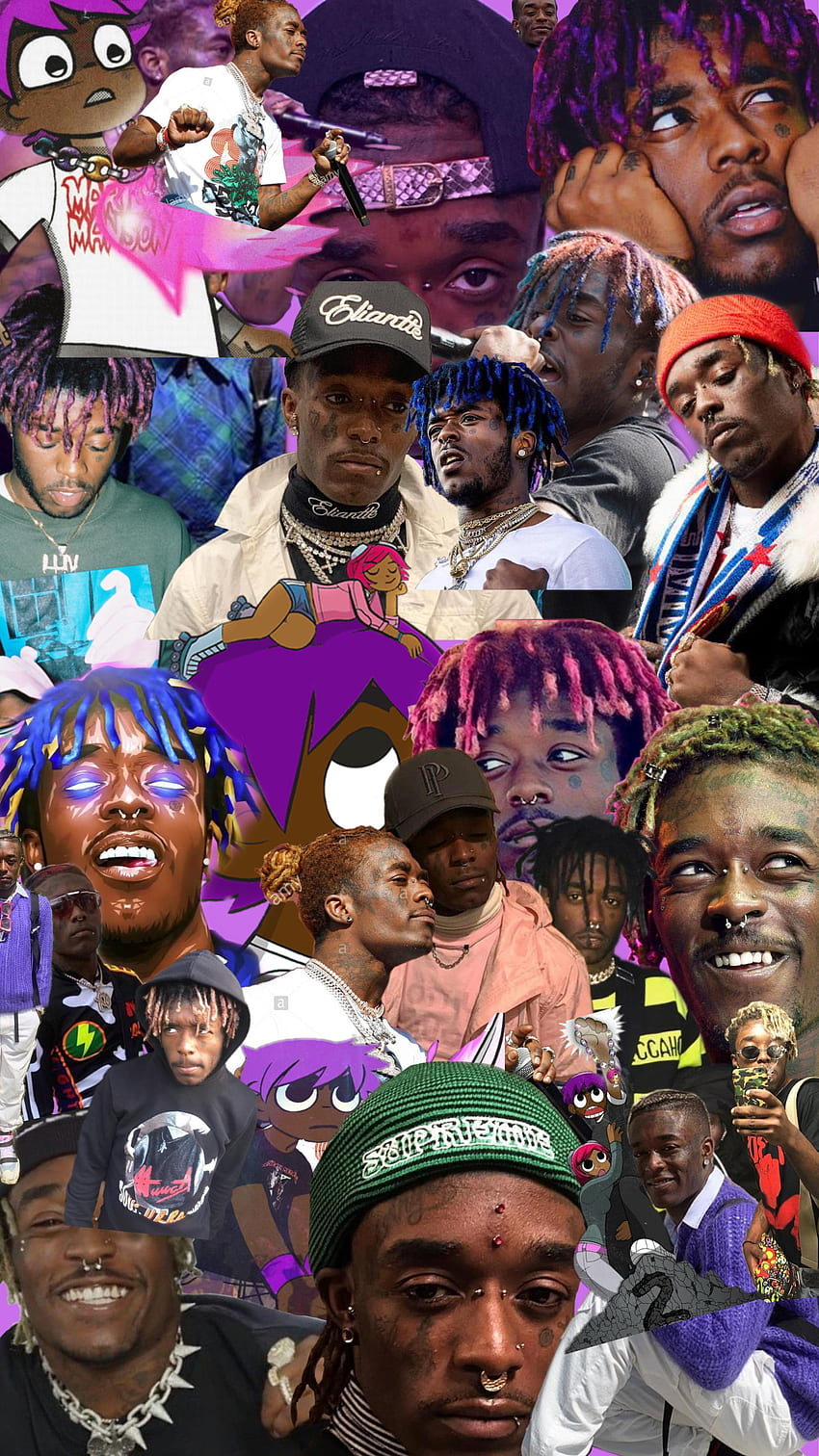 Lil uzi collage I made – Lil Uzi Vert Rage Central, Rapper Collage HD phone wallpaper