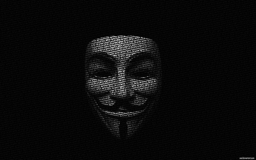 Anónimo, logotipo anónimo fondo de pantalla