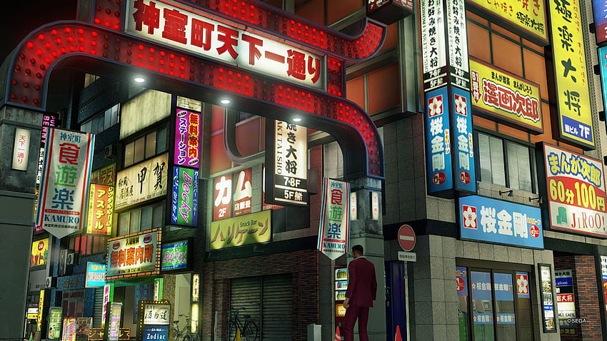 ทุกสิ่งที่คุณต้องรู้เกี่ยวกับ Yakuza: Like a Dragon สำหรับ PS5, PS4, Xbox Series X, Xbox One และ PC • The Mako Reactor, Yakuza City วอลล์เปเปอร์ HD