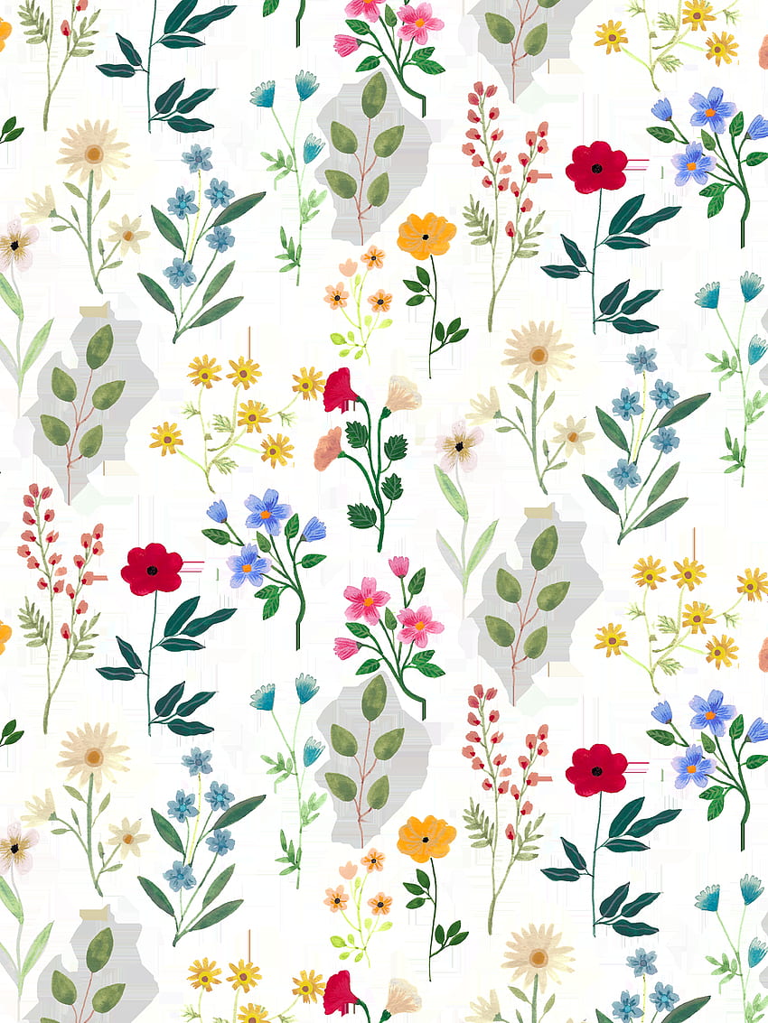 Aesthetic Drawings Flowers, Artsy Flower HD phone wallpaper