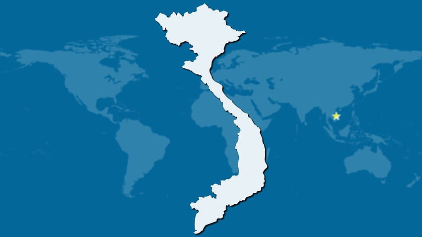 Mapa do Vietnã -, fundo do mapa do Vietnã no morcego, Vietnã do Sul papel de parede HD