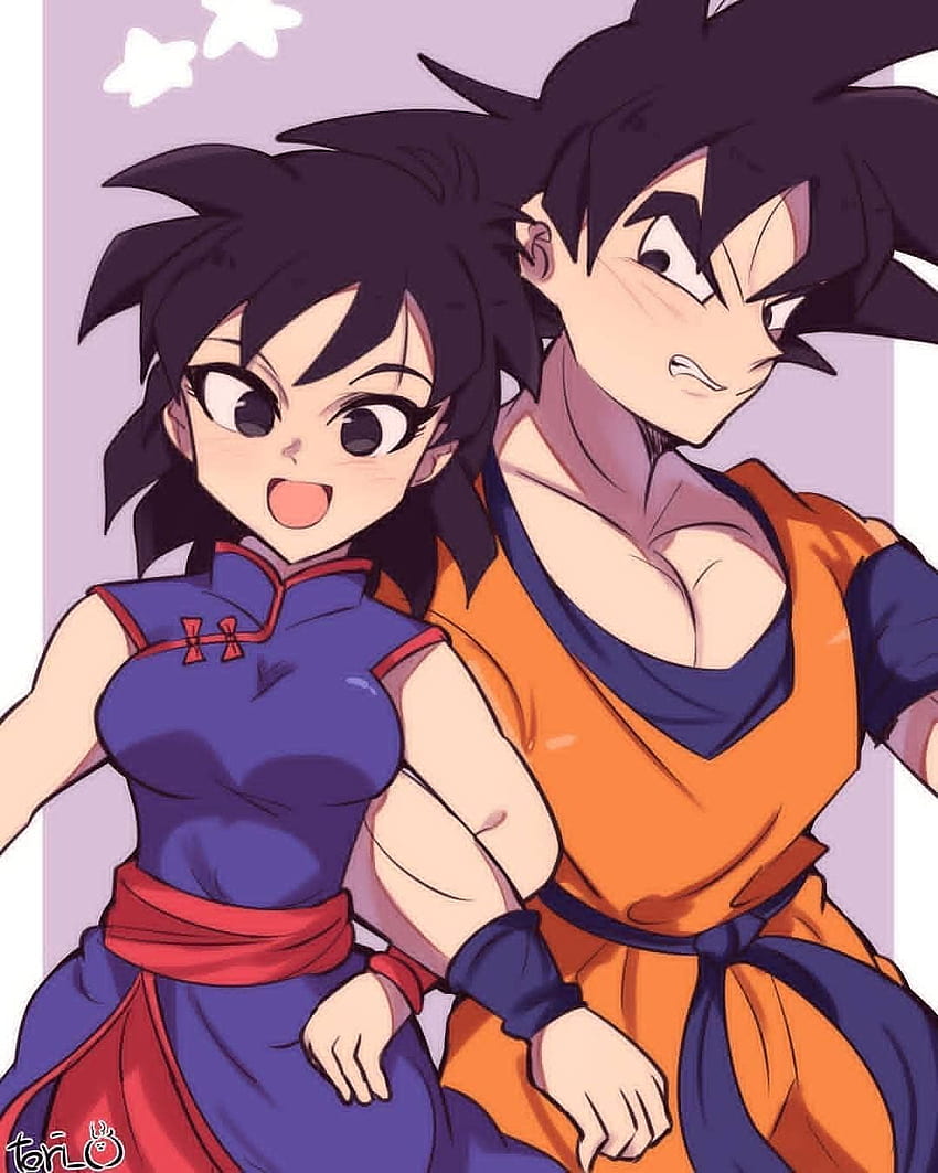Chichi with Gokus colors Wallpaper Dragon Ball by gabrielf666 on DeviantArt