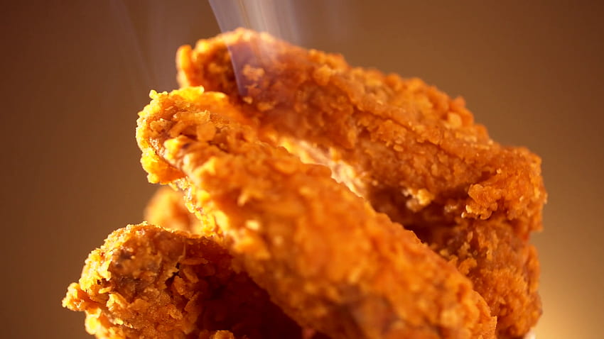 Seau de rotation plein de poulet frit croustillant du Kentucky - seau de poulet frit croustillant - & fond , poulet KFC Fond d'écran HD