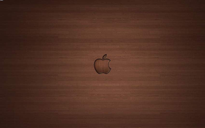 Minimalistic Apple, Leather Apple HD wallpaper