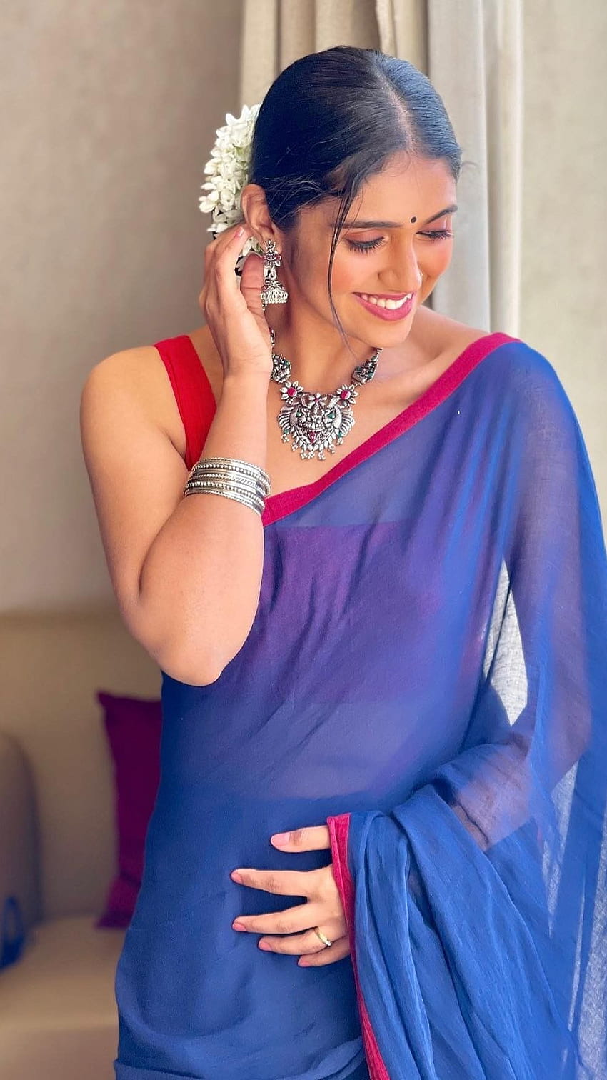 Rinku Rajguru, bollywood actress, marathi actress, saree beauty HD phone wallpaper