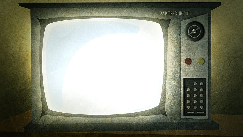 Old TV Set, Background Powerpoint 4235179, All HD wallpaper