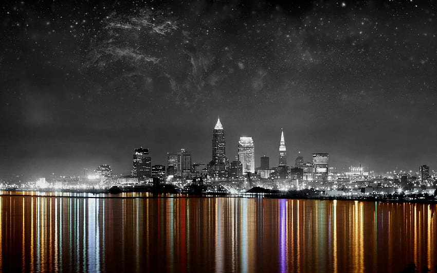 A while ago someone submitted a of the Cleveland skyline. This is what I did with it. : Cleveland HD wallpaper