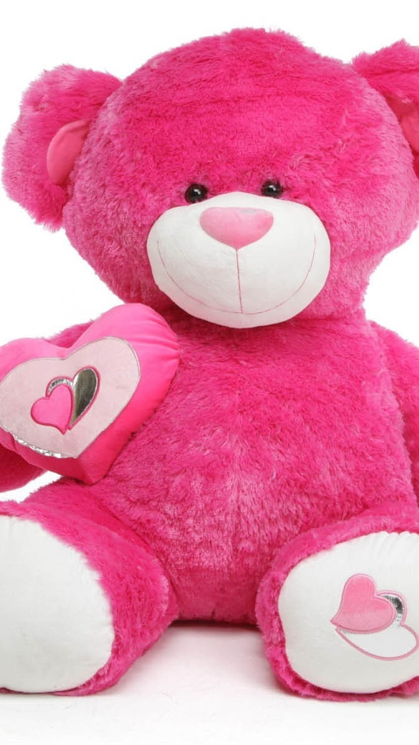 Teddy Bear Ke, Huge, Pink Teddy HD phone wallpaper