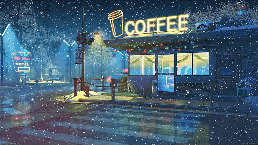 Lo Fi Cafe []: HD wallpaper