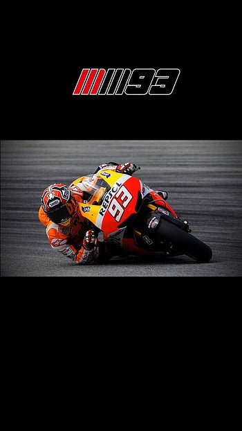 Marc Marquez, bike, exhaust, motorcycle, HD phone wallpaper | Peakpx